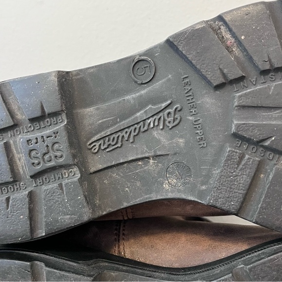 Blundstone Brown Leather Chelsea Boots Womens US size 8 Mens size 6/UK 5 - Picture 9 of 11